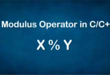 modulus operator in c++ example