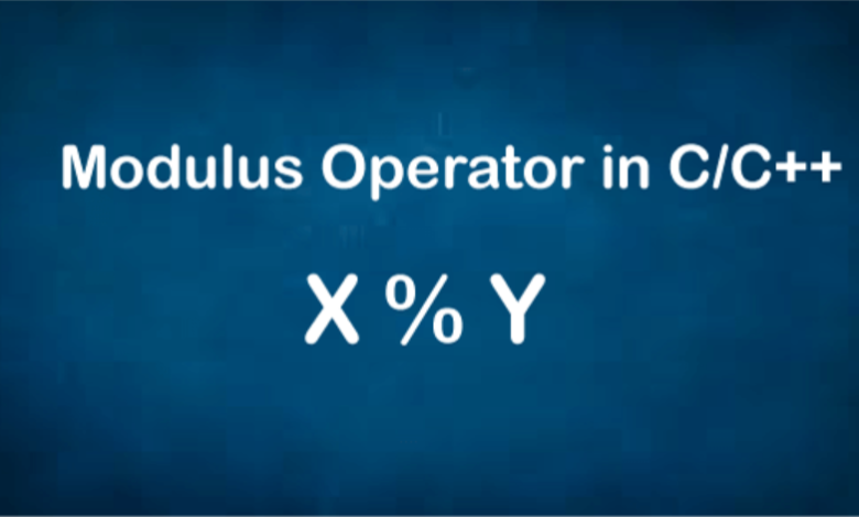 modulus operator in c++ example